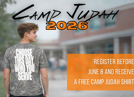 Camp Judah 2026 registration open - Register before June 8 to receive a free shirt.